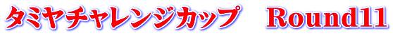 タミヤチャレンジカップ　Ｒｏｕｎｄ１１