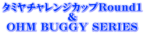 タミヤチャレンジカップRound1 & OHM BUGGY SERIES