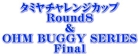 タミヤチャレンジカップ Round8 & OHM BUGGY SERIES Final